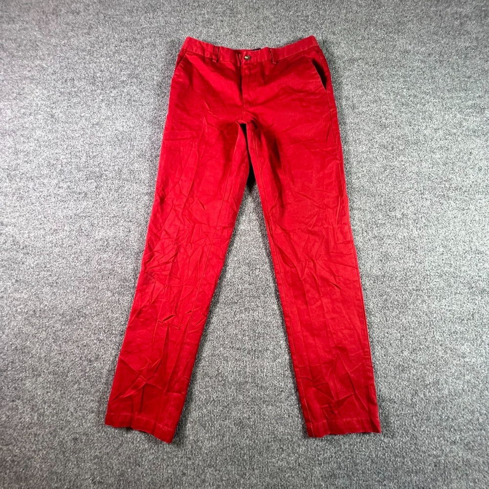 Polo Ralph Lauren Chino Pant Women's 18 Red Straight Preppy Business Academia